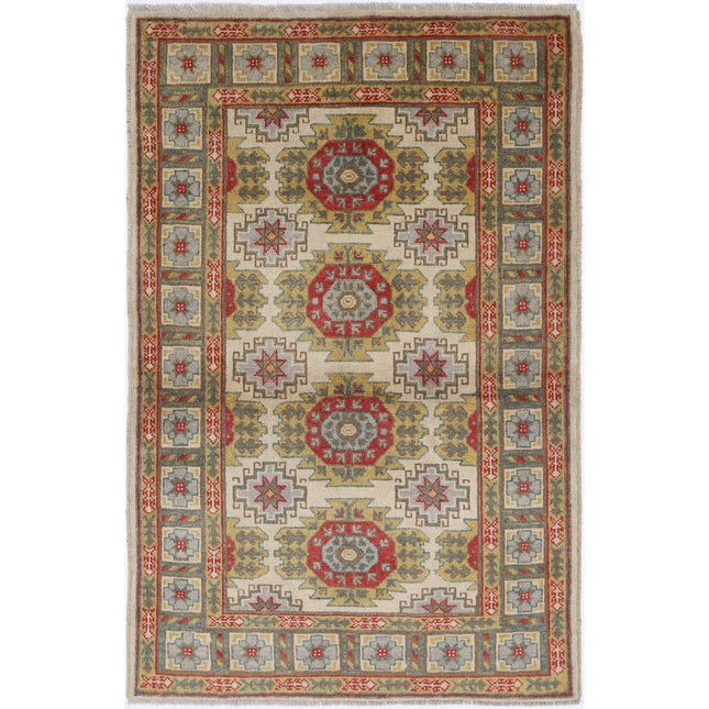 Revival Wool Hand Knotted Rug IVA0015842 - Natalia Rugs