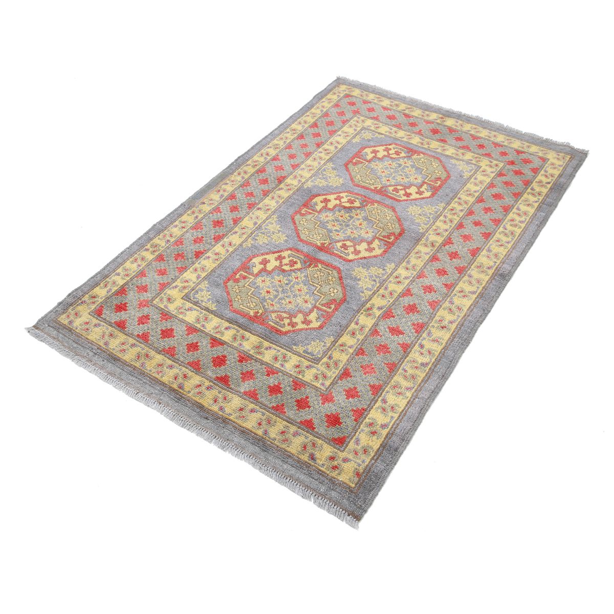 Revival 3' 3" X 5' 1" Wool Hand Knotted Rug