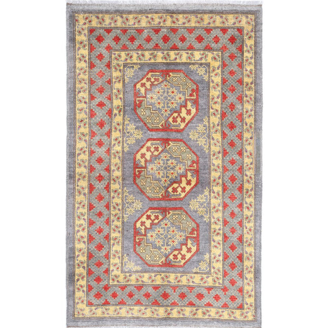 Revival Wool Hand Knotted Rug IVA0015843 - Natalia Rugs