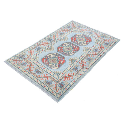 Revival 3' 0" X 4' 8" Wool Hand Knotted Rug