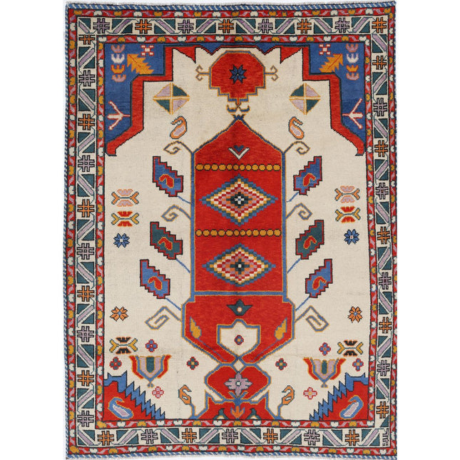 Revival Wool Hand Knotted Rug IVA0015867 - Natalia Rugs