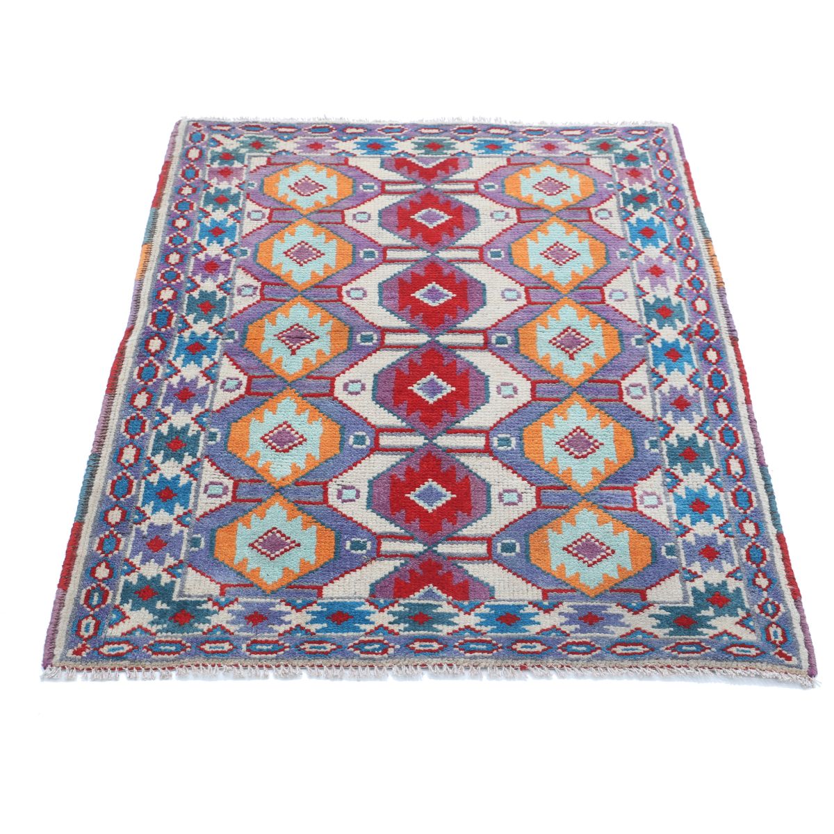 Revival 3' 0" X 4' 3" Wool Hand Knotted Rug