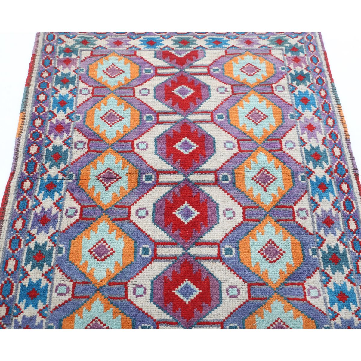 Revival 3' 0" X 4' 3" Wool Hand Knotted Rug
