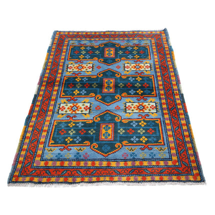 Revival 3' 5" X 4' 10" Wool Hand Knotted Rug