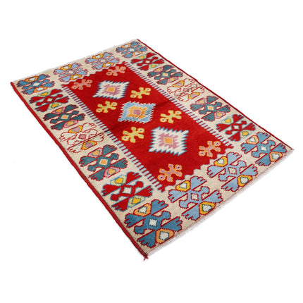 Revival 3' 3" X 4' 10" Wool Hand Knotted Rug