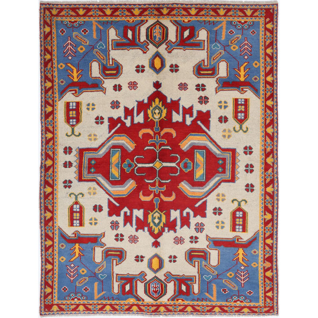 Revival Wool Hand Knotted Rug IVA0015909 - Natalia Rugs