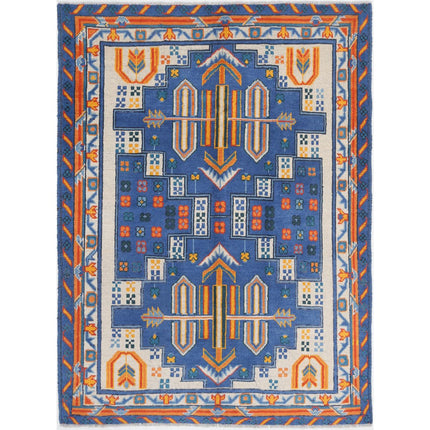 Revival Wool Hand Knotted Rug IVA0015920 - Natalia Rugs