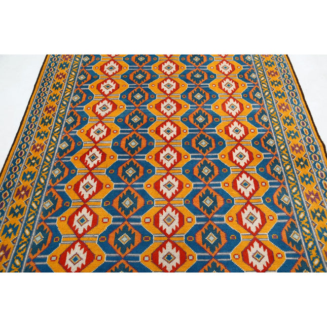 Revival 5' 9" X 8' 2" Wool Hand Knotted Rug