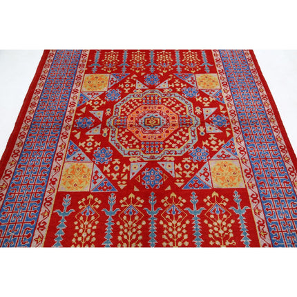 Revival 5' 10" X 8' 1" Wool Hand Knotted Rug