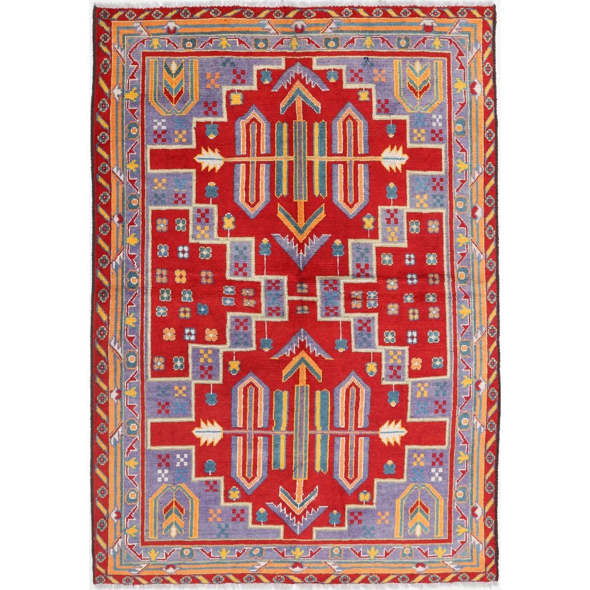 Revival 5' 9" X 8' 1" Wool Hand Knotted Rug