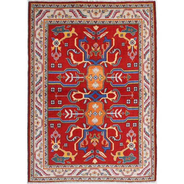 Revival Wool Hand Knotted Rug IVA0016165 - Natalia Rugs