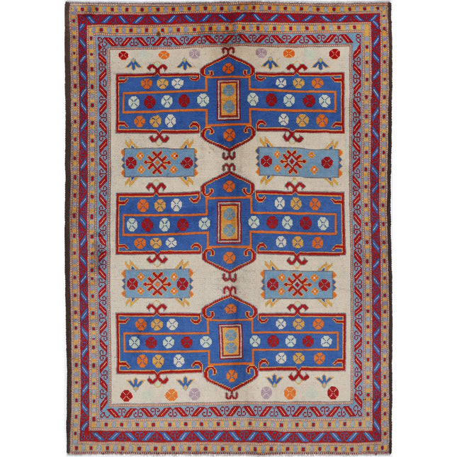 Revival Wool Hand Knotted Rug IVA0016169 - Natalia Rugs