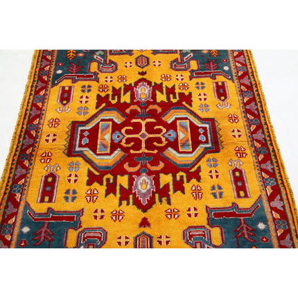 Revival 4' 1" X 5' 9" Wool Hand Knotted Rug