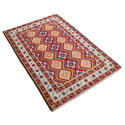 Revival 3' 4" X 5' 0" Wool Hand Knotted Rug