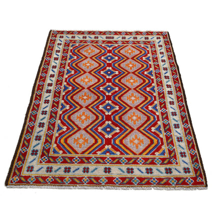 Revival 3' 4" X 5' 0" Wool Hand Knotted Rug