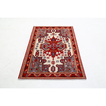 Revival 3' 4" X 5' 0" Wool Hand Knotted Rug