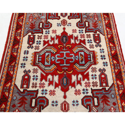 Revival 3' 4" X 5' 0" Wool Hand Knotted Rug