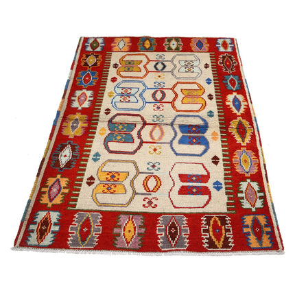 Revival 2' 10" X 3' 11" Wool Hand Knotted Rug