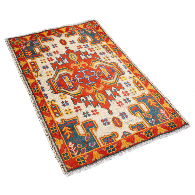 Revival 2' 9" X 4' 3" Wool Hand Knotted Rug