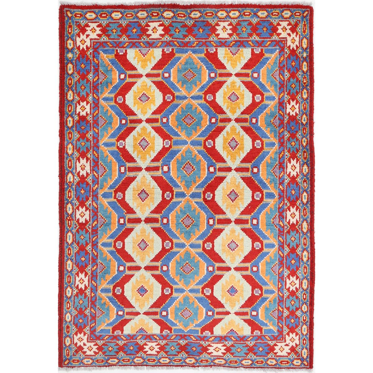Revival 3' 5" X 4' 11" Wool Hand Knotted Rug