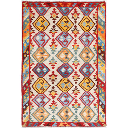 Revival Wool Hand Knotted Rug IVA0016233 - Natalia Rugs