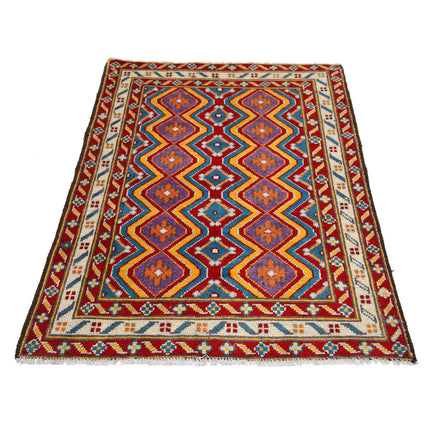 Revival 3' 3" X 4' 7" Wool Hand Knotted Rug