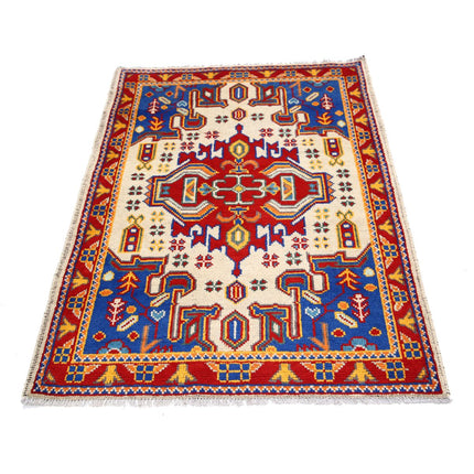 Revival 3' 5" X 4' 9" Wool Hand Knotted Rug