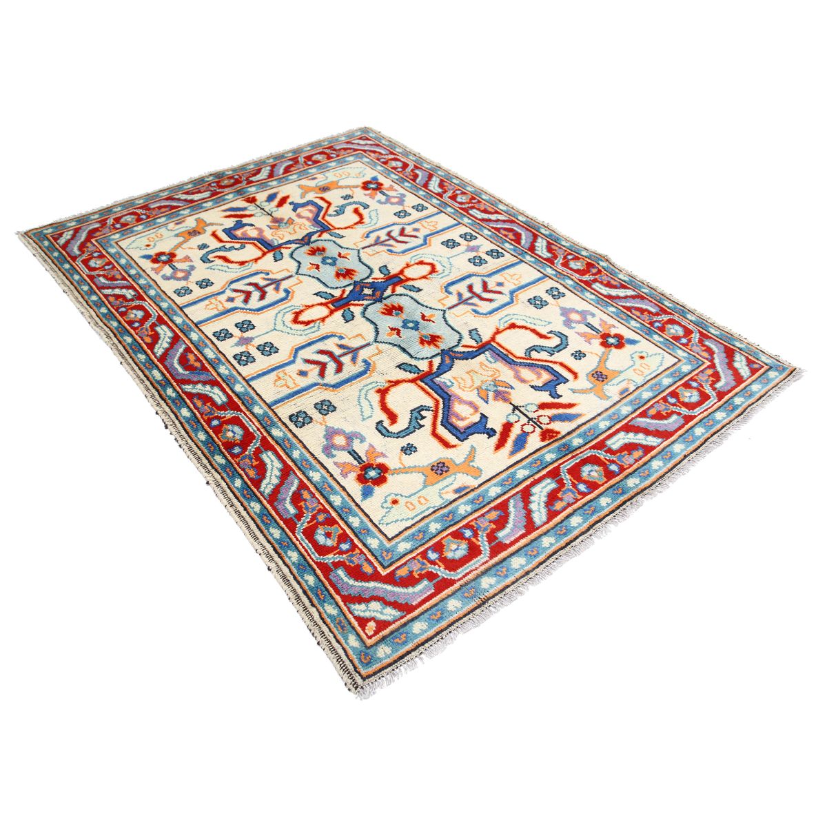 Revival 5' 0" X 6' 9" Wool Hand Knotted Rug