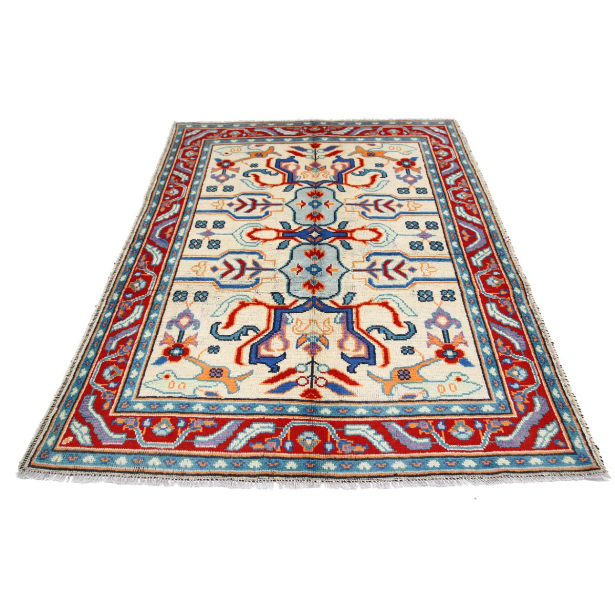 Revival 5' 0" X 6' 9" Wool Hand Knotted Rug