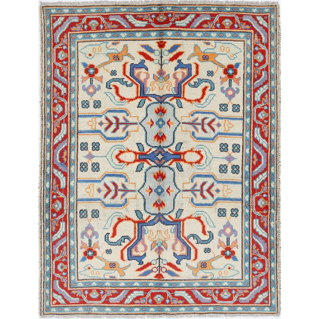 Revival Wool Hand Knotted Rug IVA0016246 - Natalia Rugs