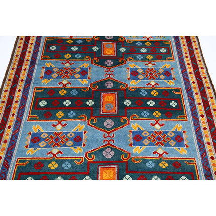 Revival 4' 10" X 6' 4" Wool Hand Knotted Rug