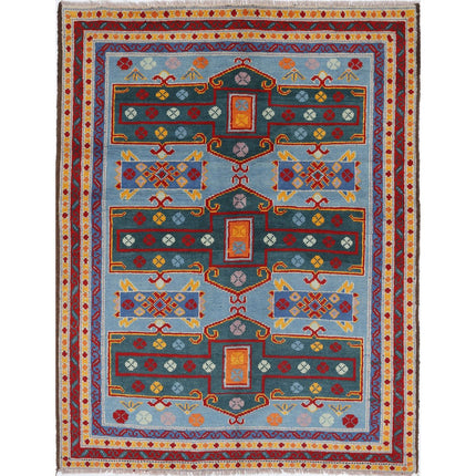 Revival Wool Hand Knotted Rug IVA0016248 - Natalia Rugs