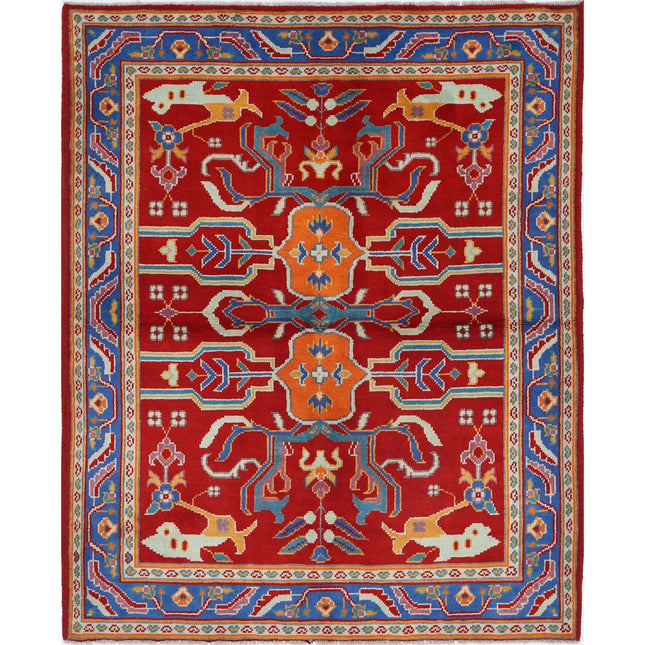 Revival Wool Hand Knotted Rug IVA0016251 - Natalia Rugs