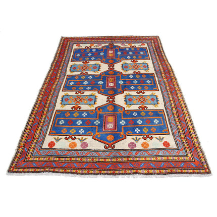 Revival 4' 10" X 6' 7" Wool Hand Knotted Rug