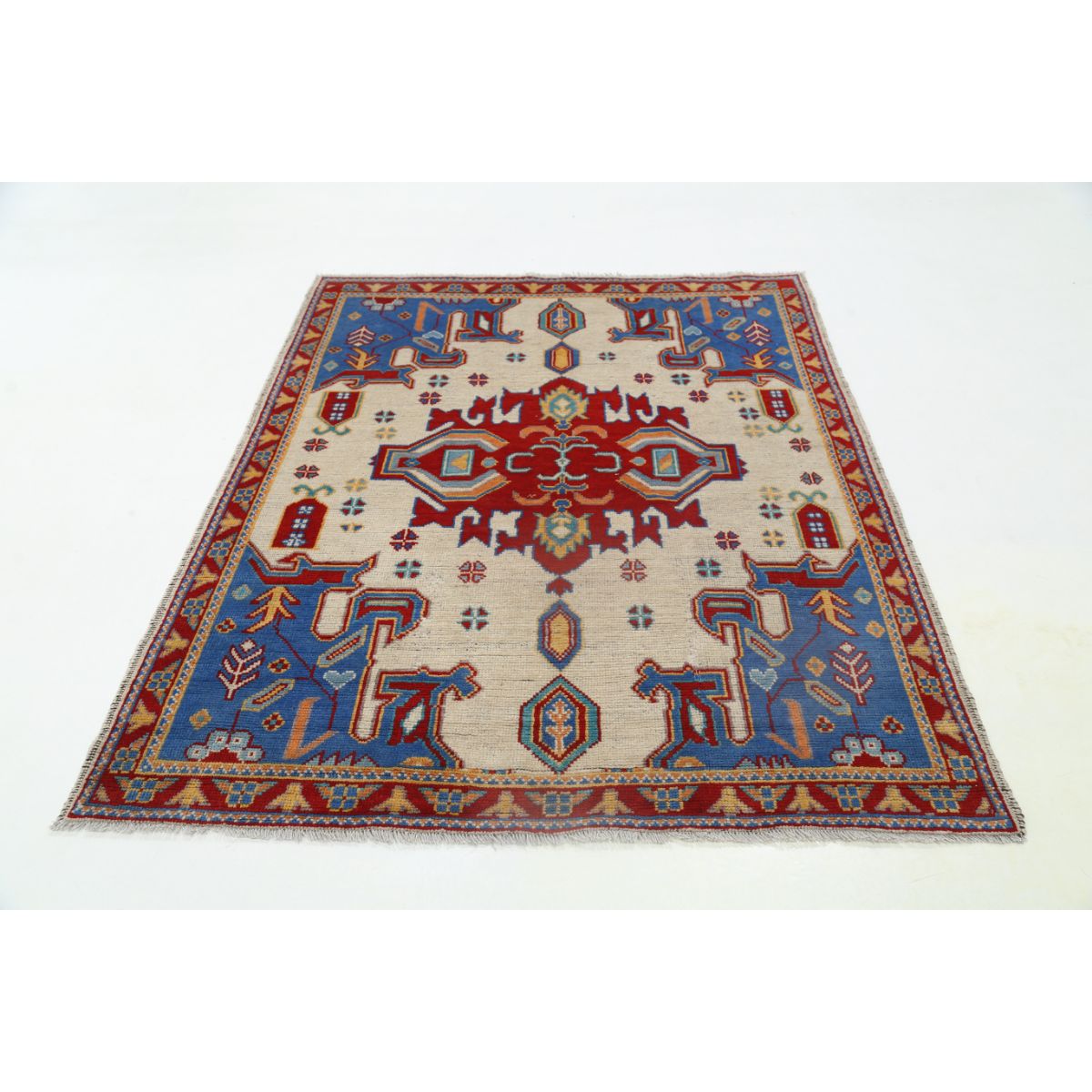 Revival 4' 11" X 6' 2" Wool Hand Knotted Rug