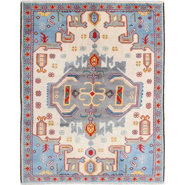 Revival Wool Hand Knotted Rug IVA0016268 - Natalia Rugs