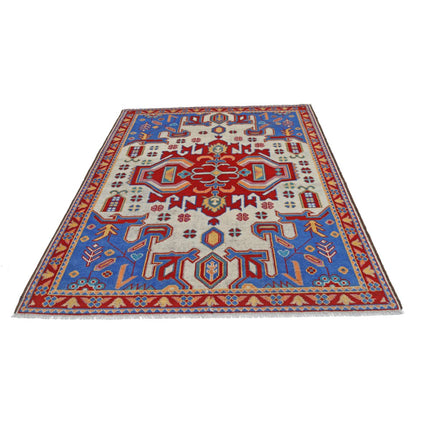 Revival 5' 8" X 7' 8" Wool Hand Knotted Rug