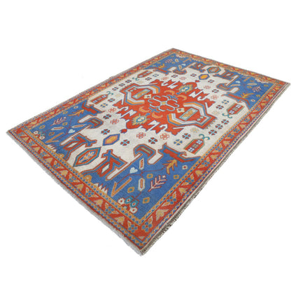 Revival 5' 6" X 8' 2" Wool Hand Knotted Rug