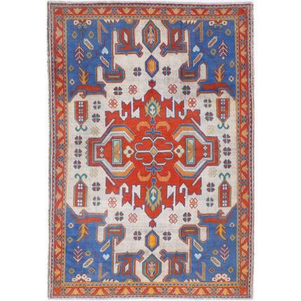 Revival Wool Hand Knotted Rug IVA0016270 - Natalia Rugs