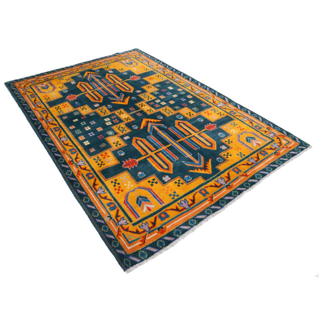 Revival 5' 9" X 7' 10" Wool Hand Knotted Rug