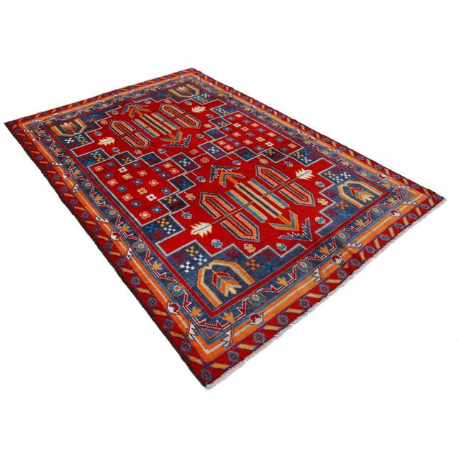 Revival 5' 8" X 7' 11" Wool Hand Knotted Rug