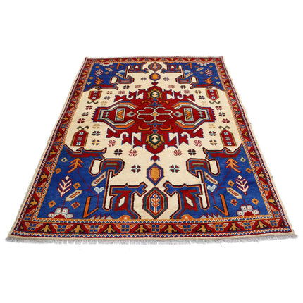 Revival 5' 0" X 6' 10" Wool Hand Knotted Rug