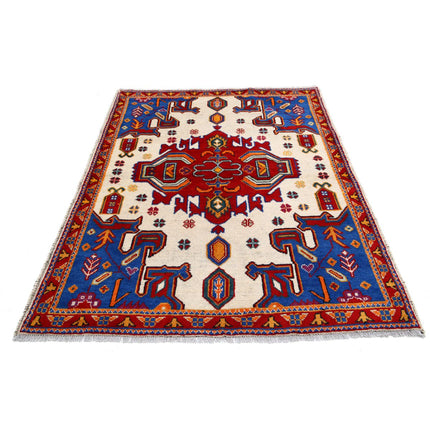 Revival 5' 0" X 6' 6" Wool Hand Knotted Rug