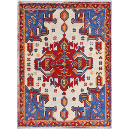 Revival Wool Hand Knotted Rug IVA0016359 - Natalia Rugs