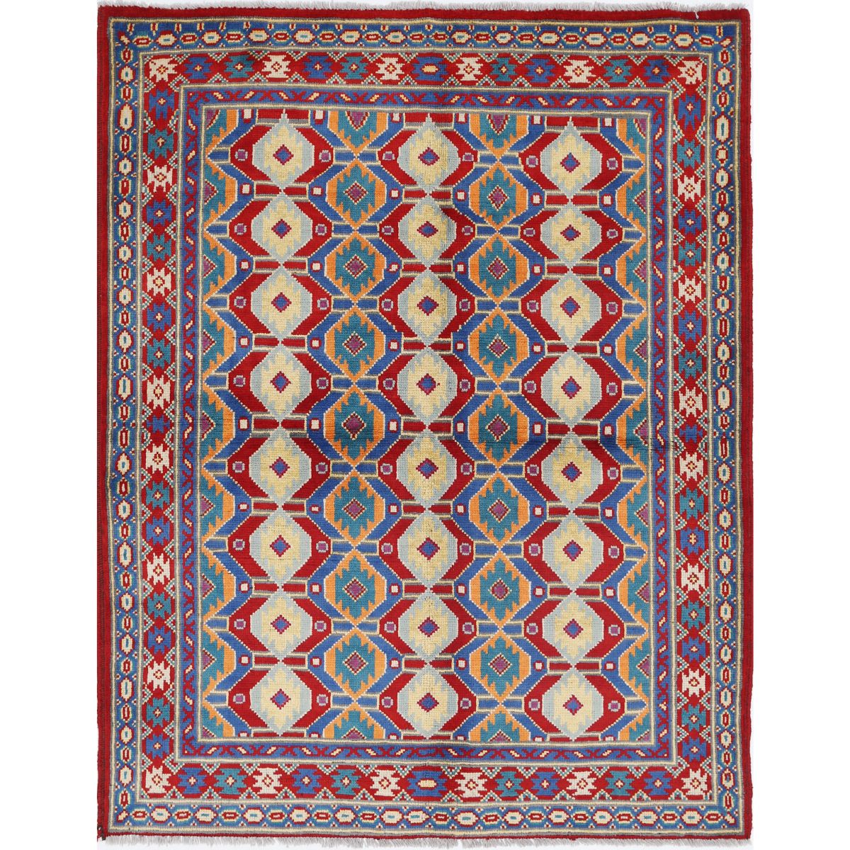 Revival 5' 0" X 6' 5" Wool Hand Knotted Rug