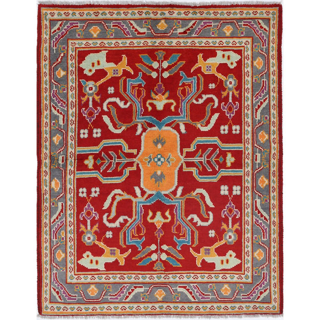 Revival Wool Hand Knotted Rug IVA0016374 - Natalia Rugs