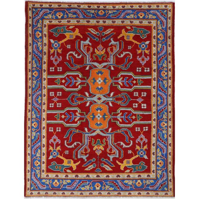 Revival Wool Hand Knotted Rug IVA0016376 - Natalia Rugs