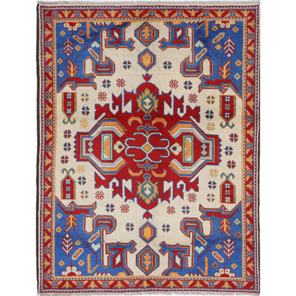 Revival Wool Hand Knotted Rug IVA0016381 - Natalia Rugs