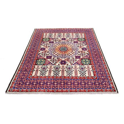 Revival 4' 11" X 6' 8" Wool Hand Knotted Rug