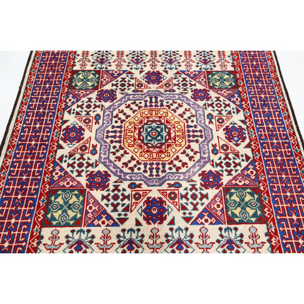 Revival 4' 11" X 6' 8" Wool Hand Knotted Rug